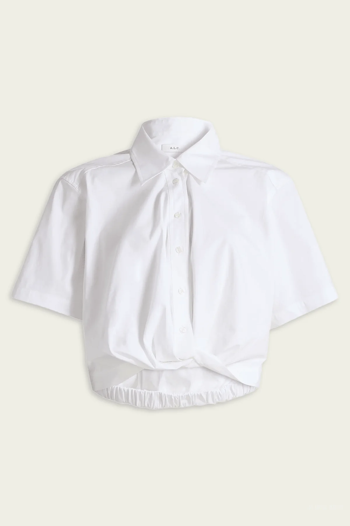 Lily Cotton Top in Bright White